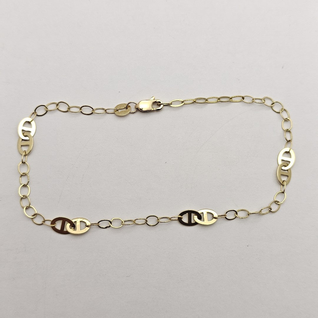 PULSERA ESPECIAL 14K 21 CM 1.8 GR (NUEVO)