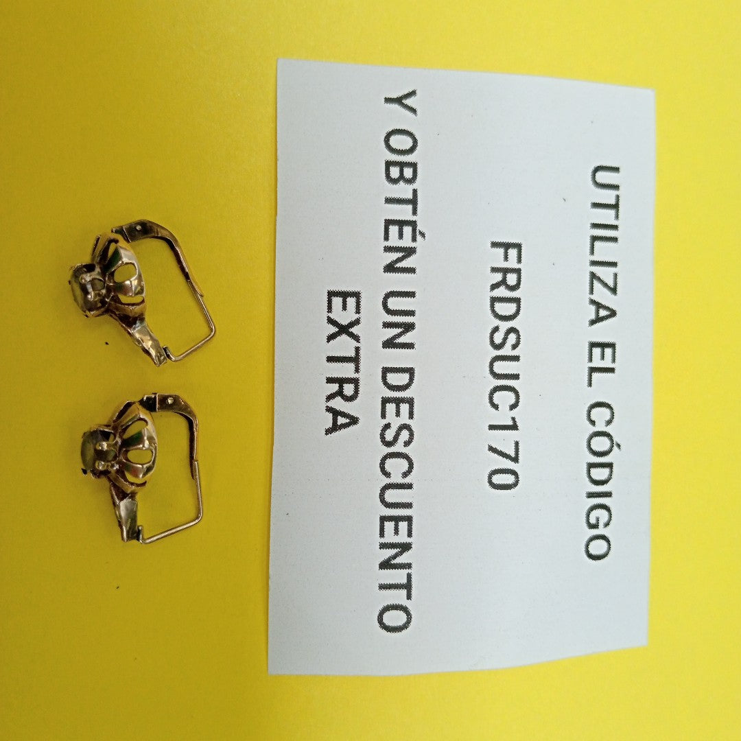 ARRACADAS PAR ORO 10 K 2.4 GRMS (SEMINUEVO)