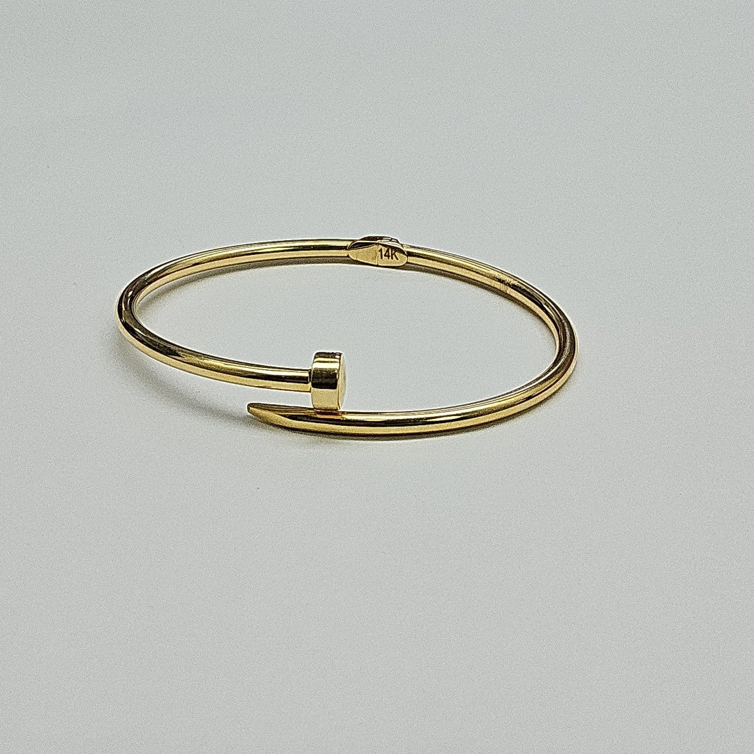 PULSERA RIGIDA ORO 14 K 8 GRMS (SEMINUEVO)