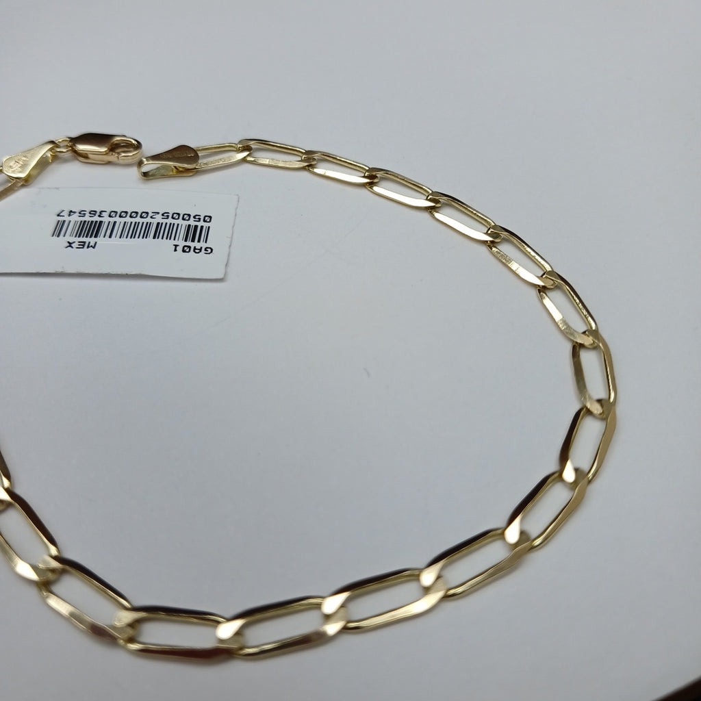 PULSERA ESLABON 14K 21 CM 4.3 GR (NUEVO)