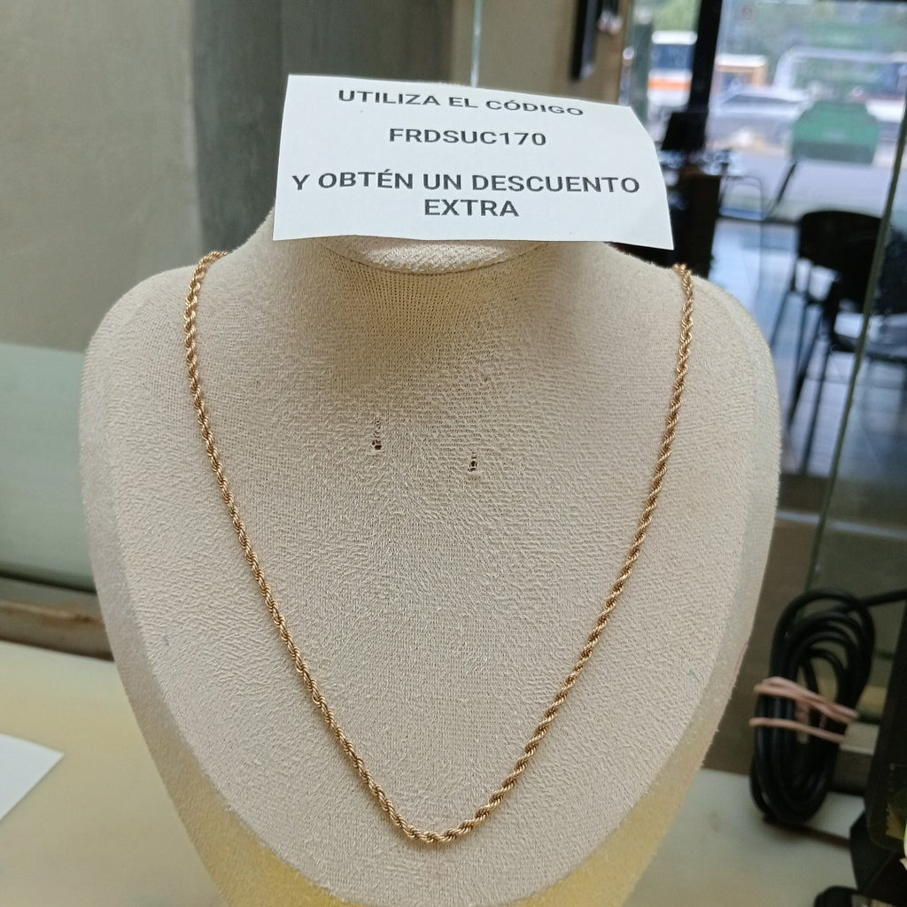 CADENA ORO 10 K 4.1 GRMS (SEMINUEVO)