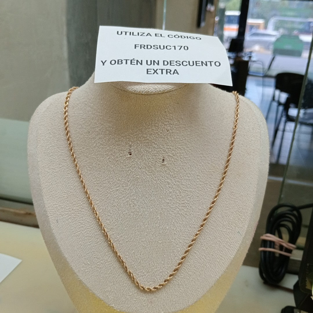 CADENA ORO 10 K 4.1 GRMS (SEMINUEVO)