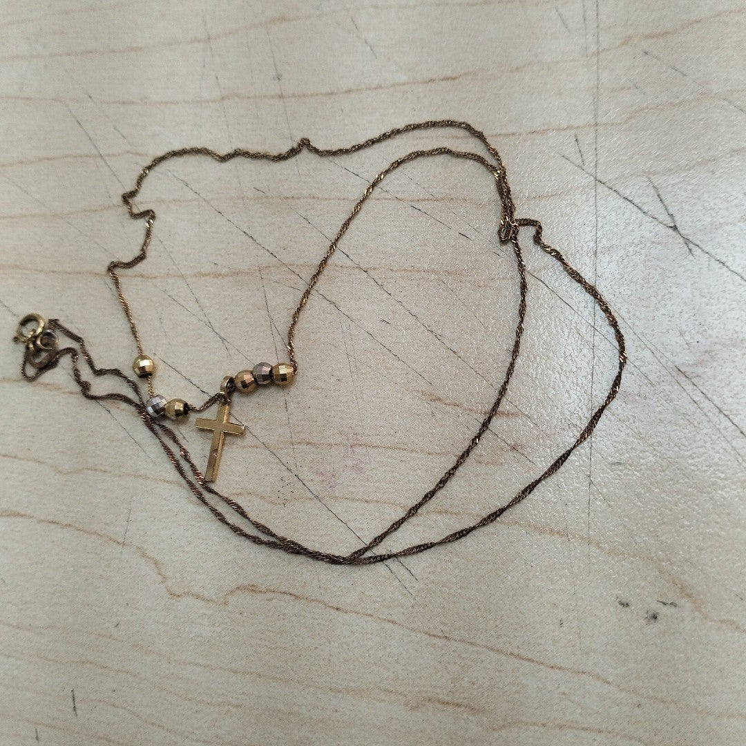 GARGANTILLA ORO COMBINADO 10 K 1,20 GRMS (SEMINUEVO)