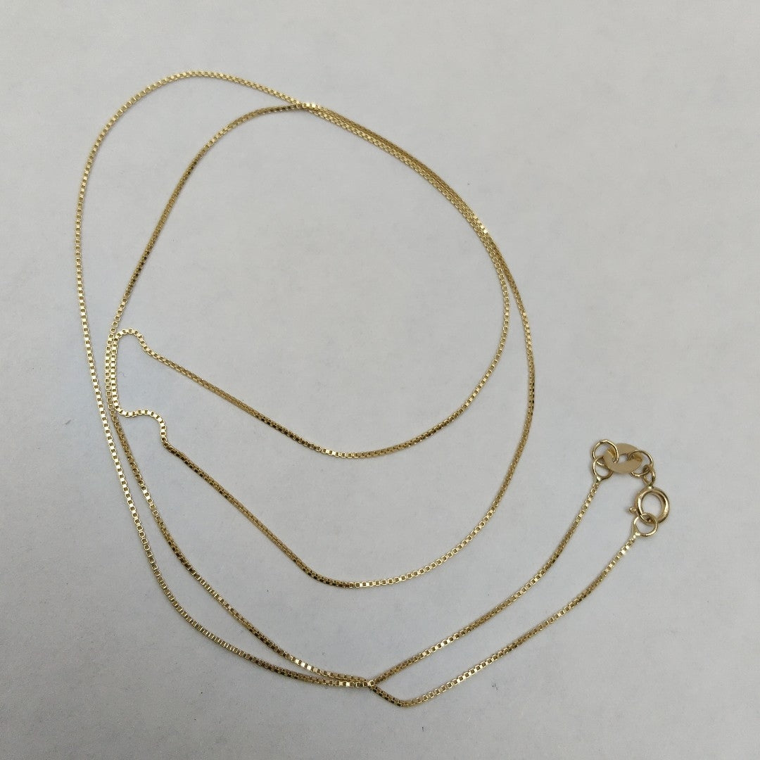 CADENA VENECIANO 14K 55 CM 1.7 GR (NUEVO)