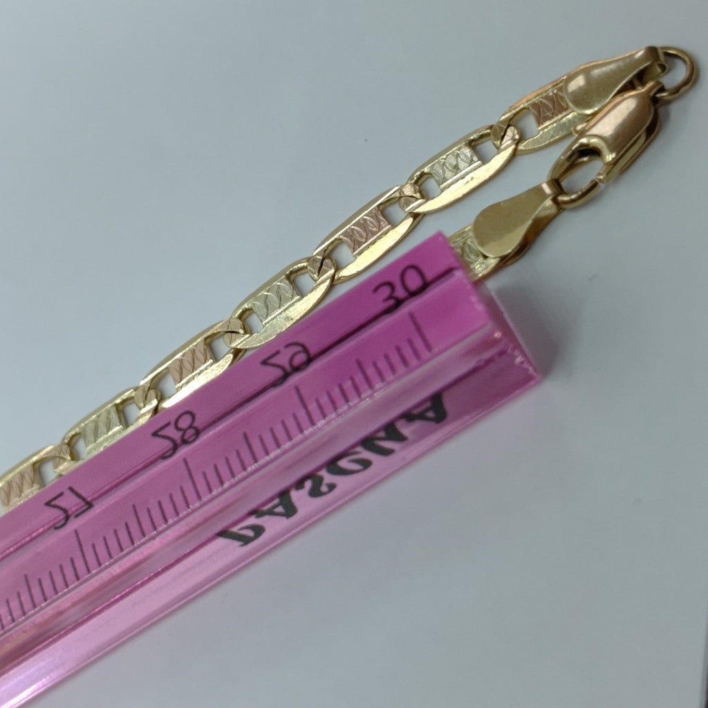 CADENA ORO, ORO COMBINADO 14 K 25.5 GRMS (SEMINUEVO)