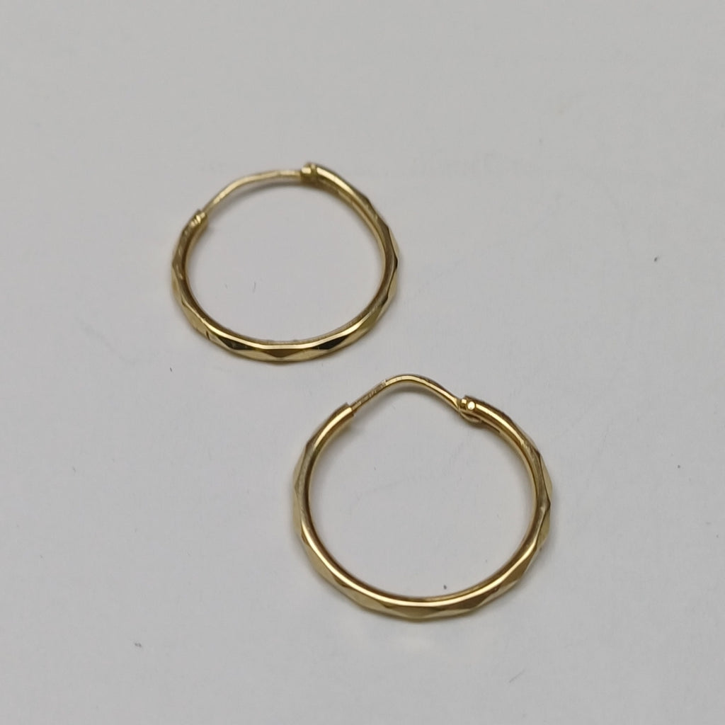 ARRACADAS PAR ORO 14 K 1.2 GRMS (SEMINUEVO)
