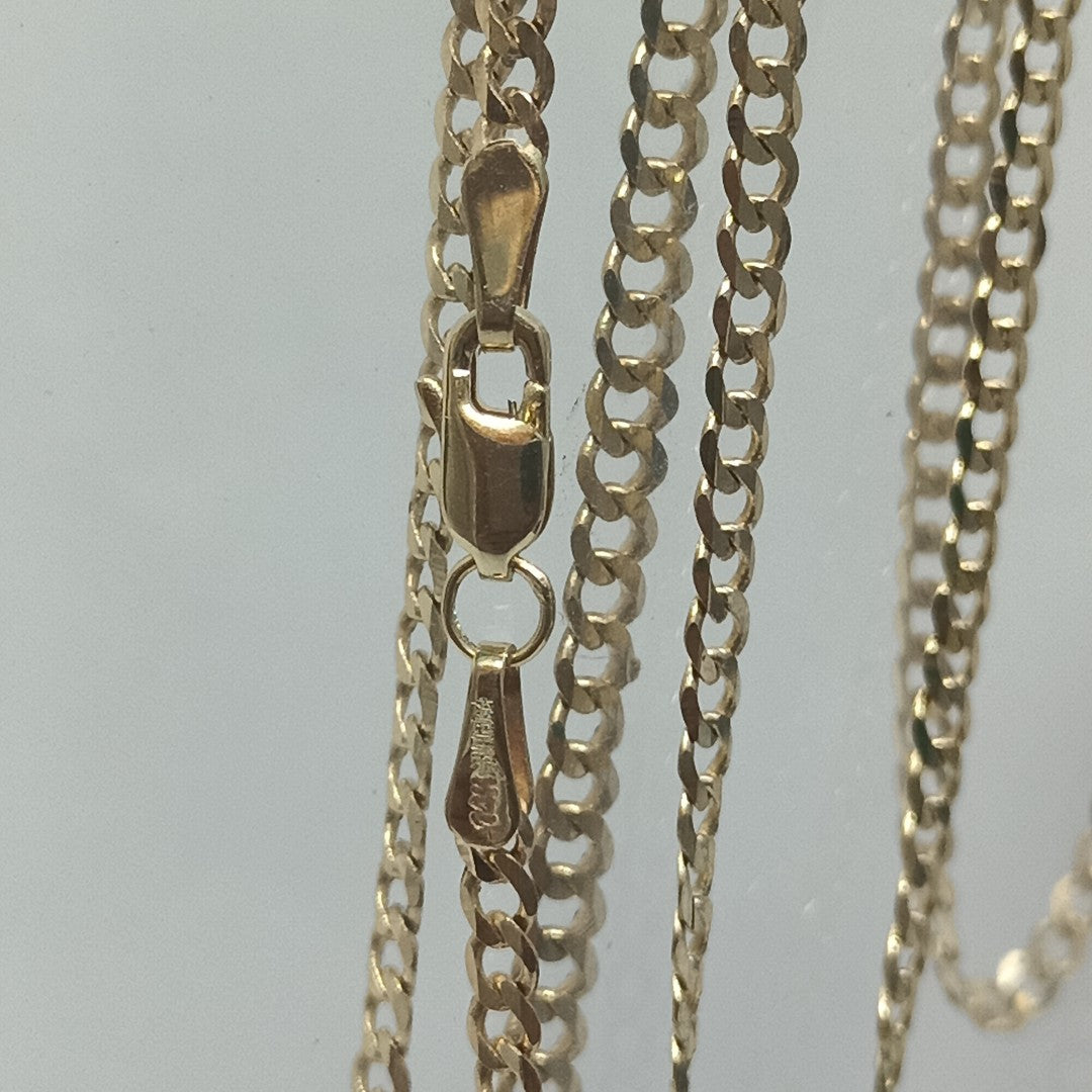CADENA BARBADA 14K 55 CM 5.5 GR (NUEVO)