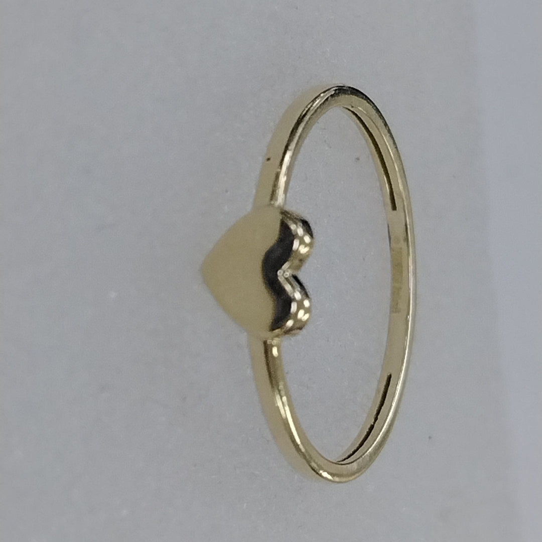 ANILLOS ANILLITO FIG CORAZON 10K TALLA 8 1.1 GR (NUEVO)