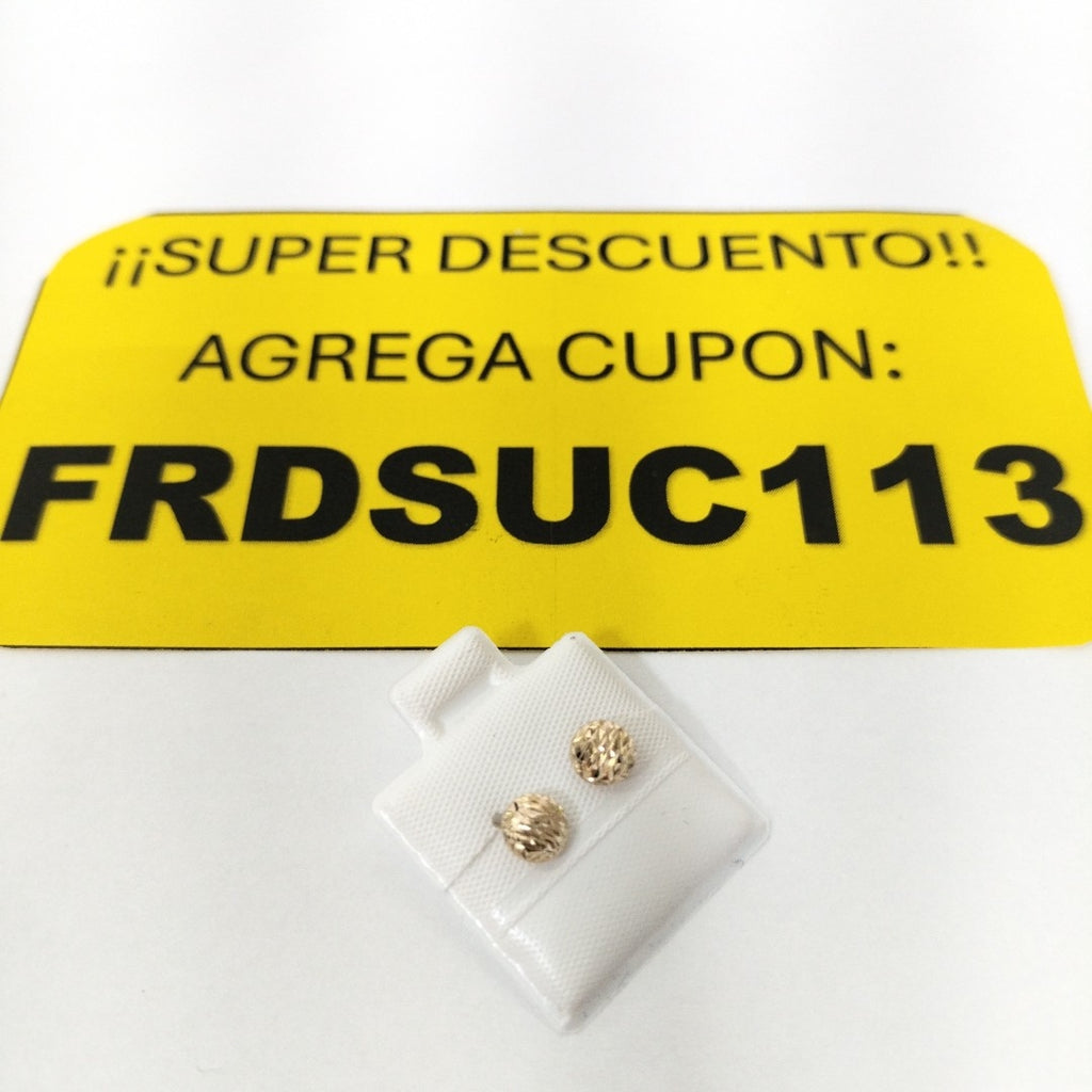 BROQUELES BROQUEL FIG LUNETA 14K 0.2268 GR (NUEVO)