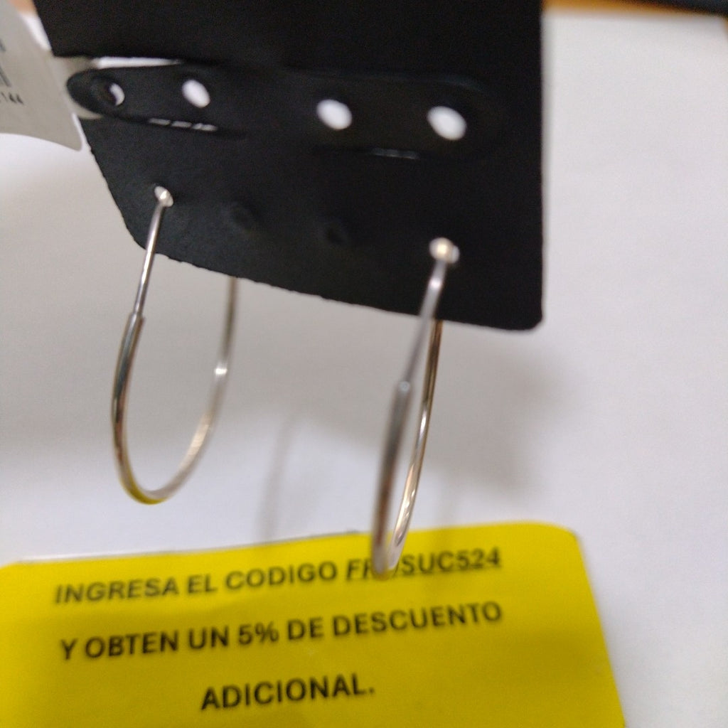 ARRACADAS PAR PLATA 1,90 GRMS (SEMINUEVO)