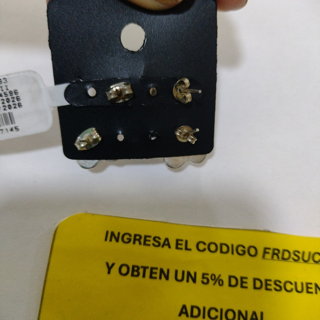 BROQUELES PAR PLATA 5,00 GRMS (SEMINUEVO)