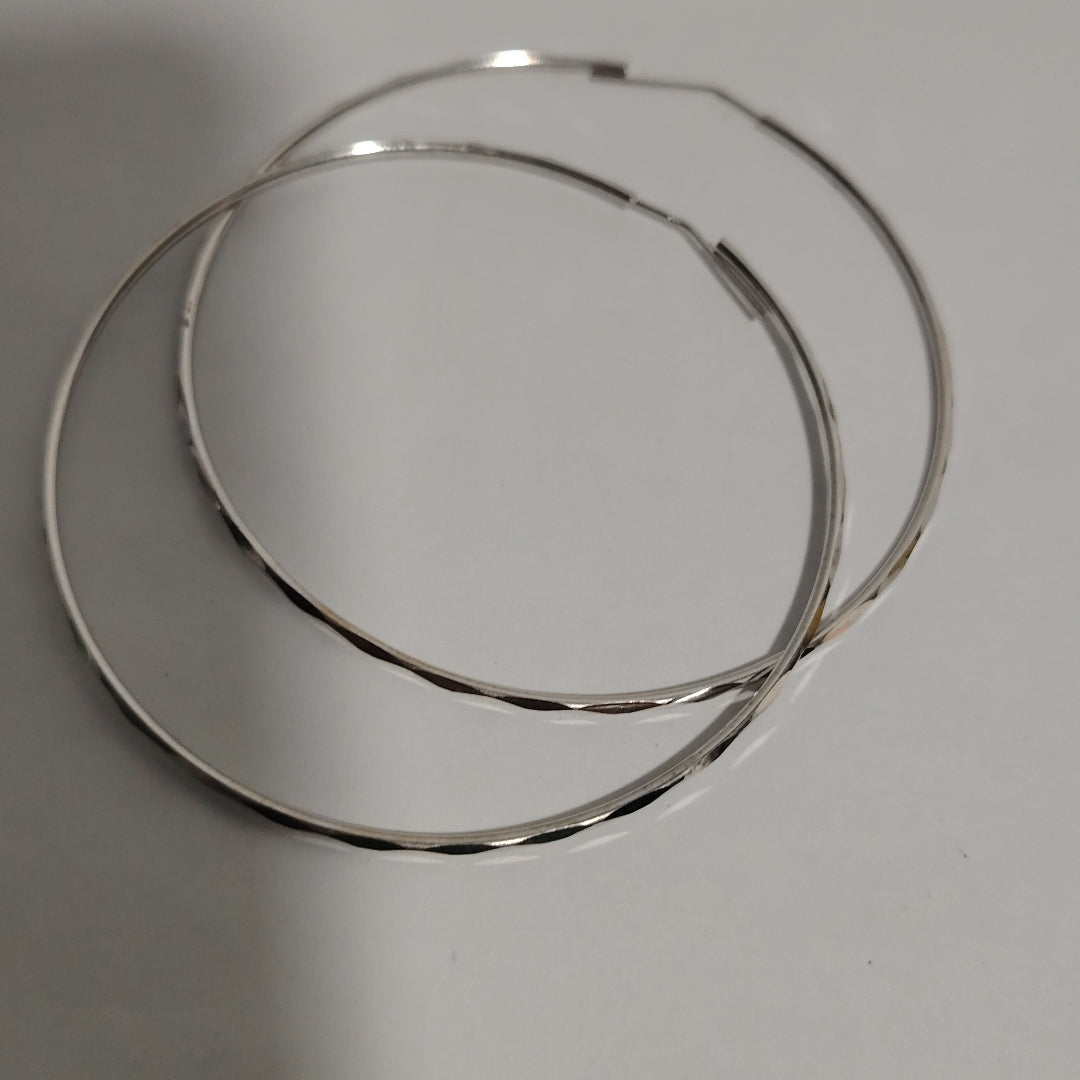 ARRACADAS PAR ORO BLANCO 10 K 4,80 GRMS (SEMINUEVO)