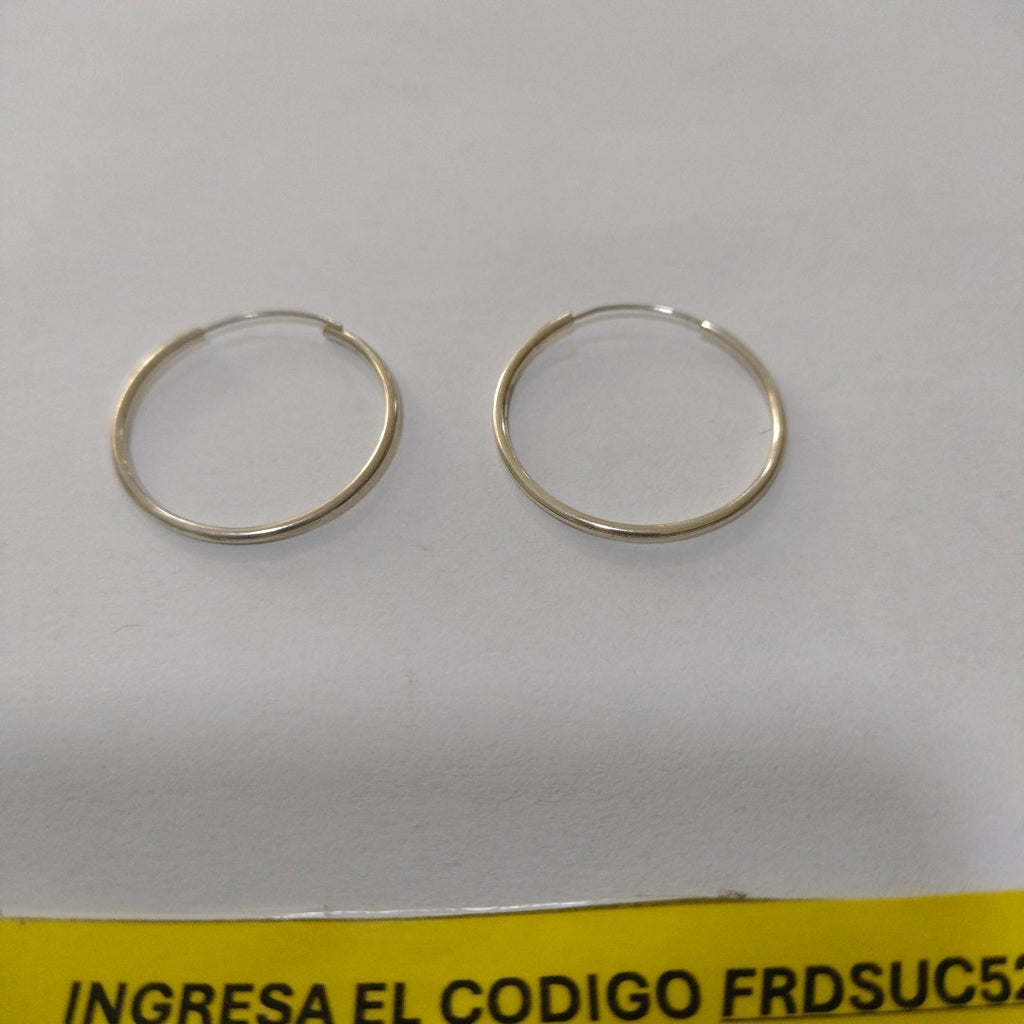 ARRACADAS PAR PLATA 3.8 GRMS (SEMINUEVO)