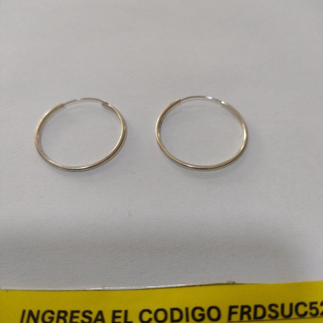 ARRACADAS PAR PLATA 3.8 GRMS (SEMINUEVO)