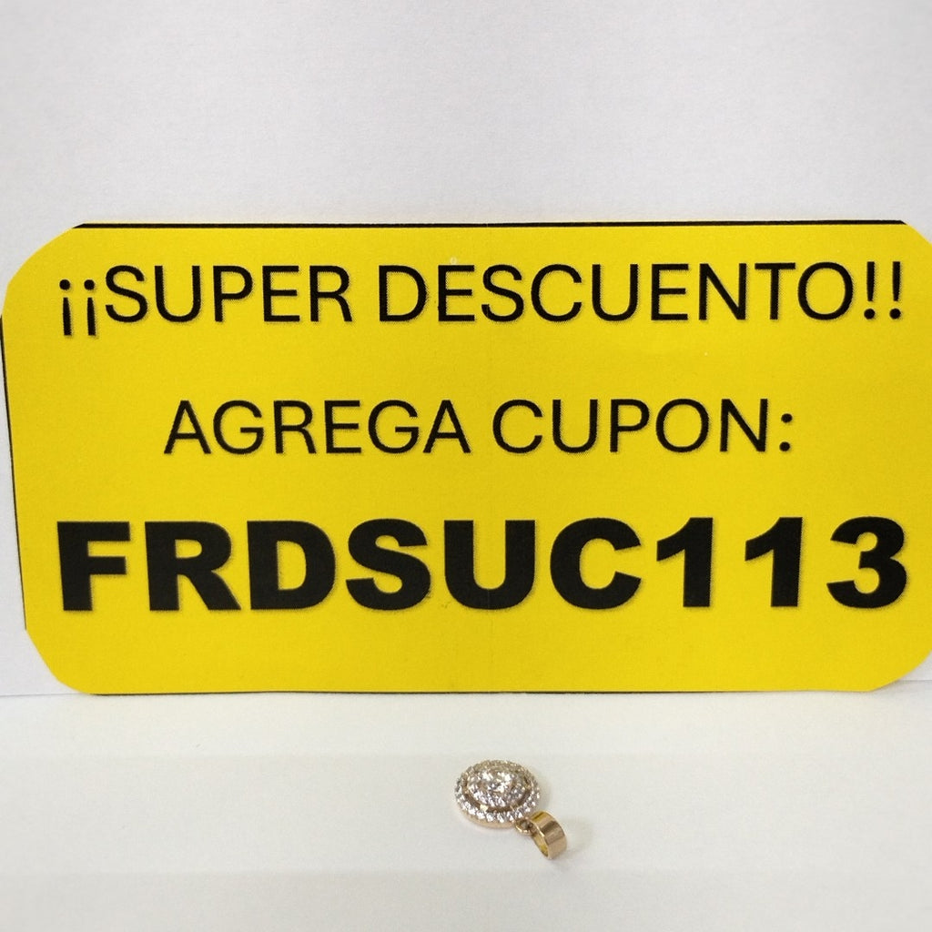 DIJE C CIRCONIAS 14K 1.3 GR (NUEVO)