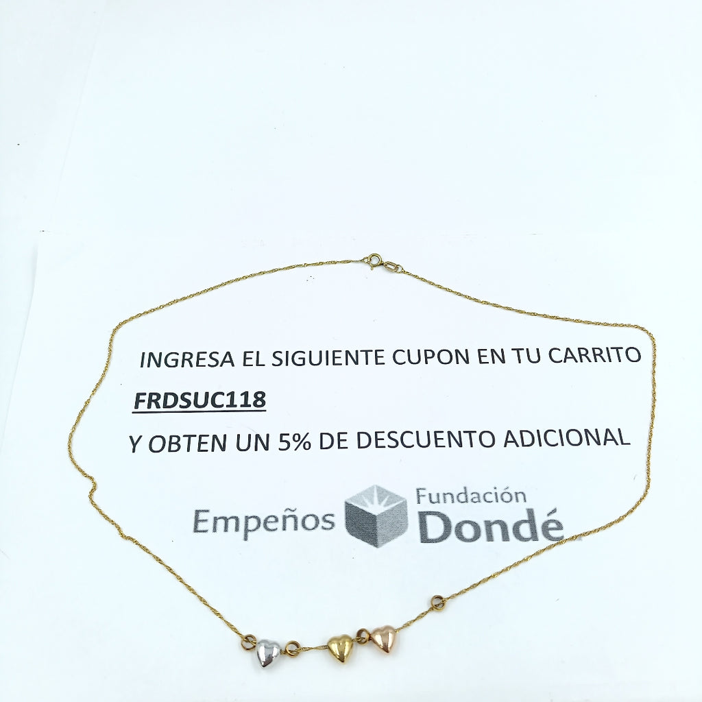 CADENA ORO 10 K 1,60 GRMS (SEMINUEVO)