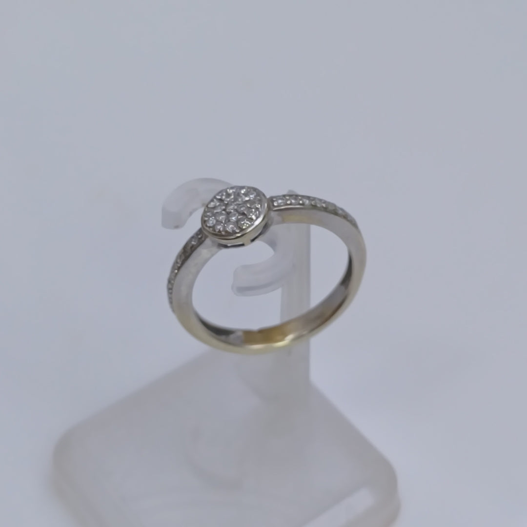 ANILLITO ORO BLANCO 14 K 2.6 GRMS (SEMINUEVO)