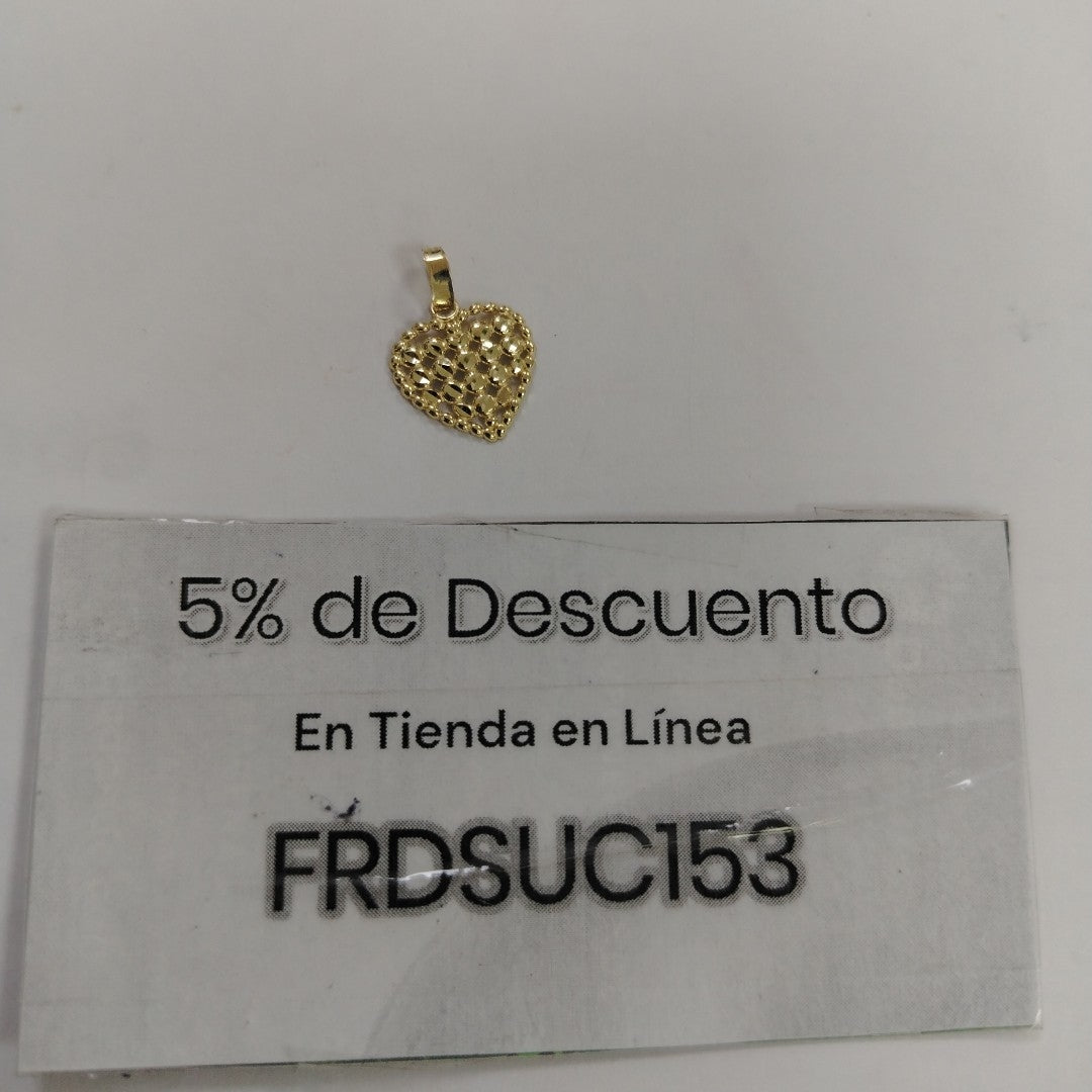 DIJE FIG CORAZON 14K 0.8 GR (NUEVO)