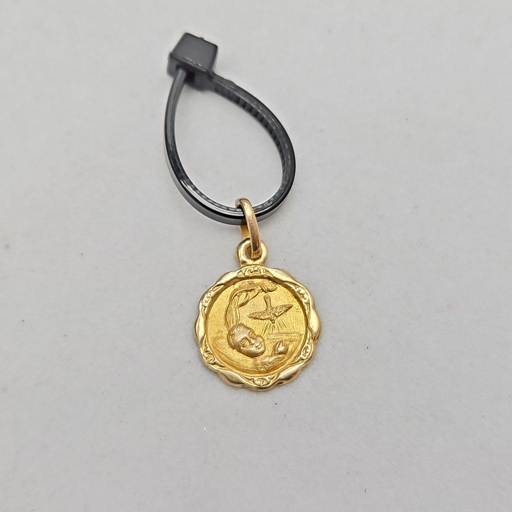 MEDALLA RELIGIOSA ORO 14 K 1,00 GRMS (SEMINUEVO)