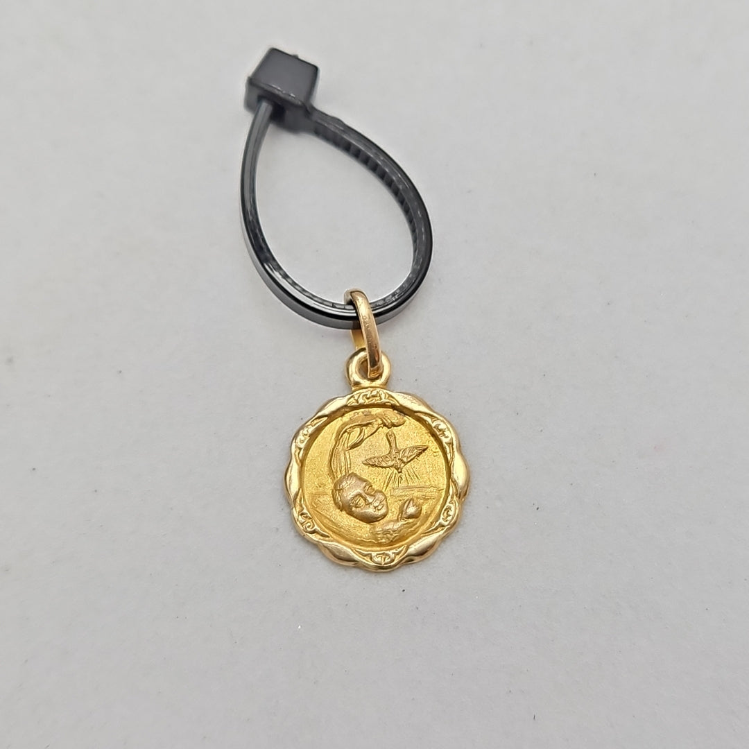 MEDALLA RELIGIOSA ORO 14 K 1,00 GRMS (SEMINUEVO)