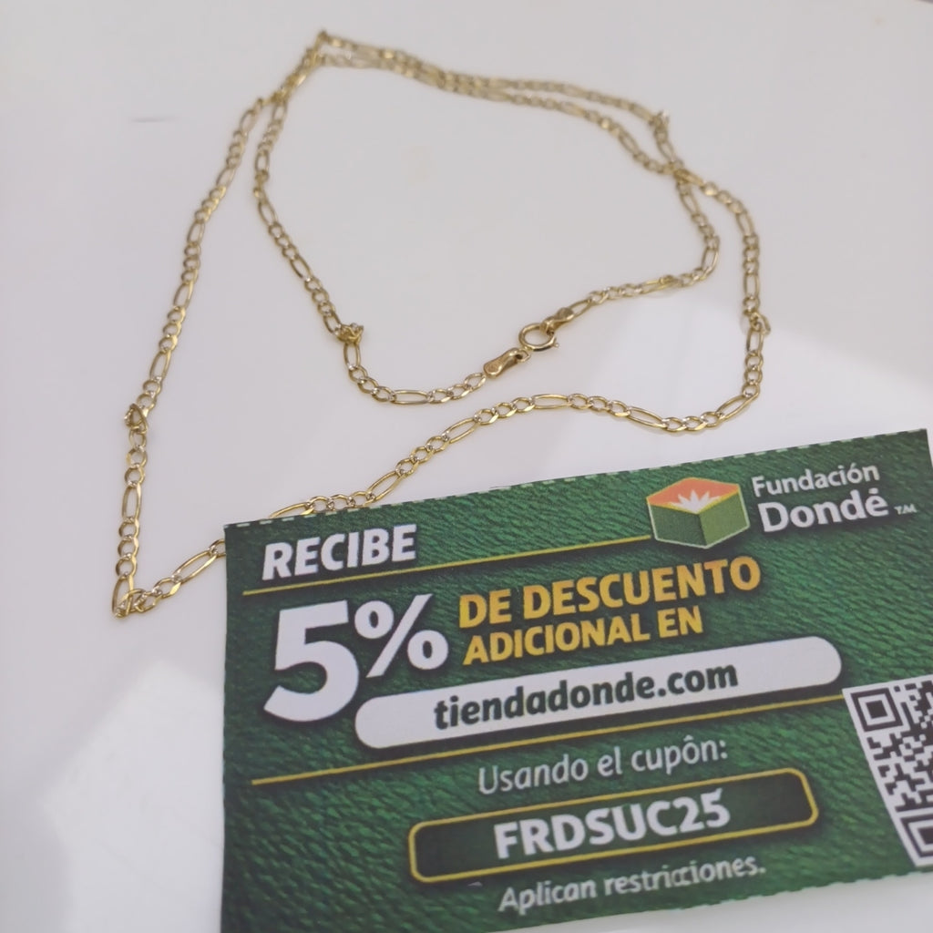 CADENA ORO 14 K 5.2 GRMS (SEMINUEVO)