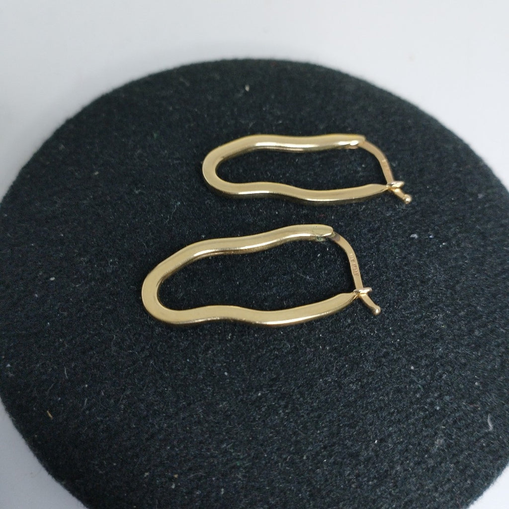 ARRACADAS PAR ORO 14 K 1.8 GRMS (SEMINUEVO)