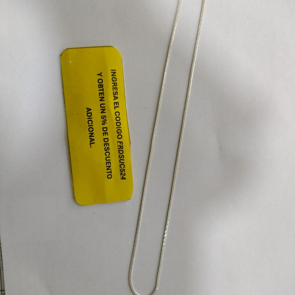 CADENA PLATA 12.5 GRMS (SEMINUEVO)