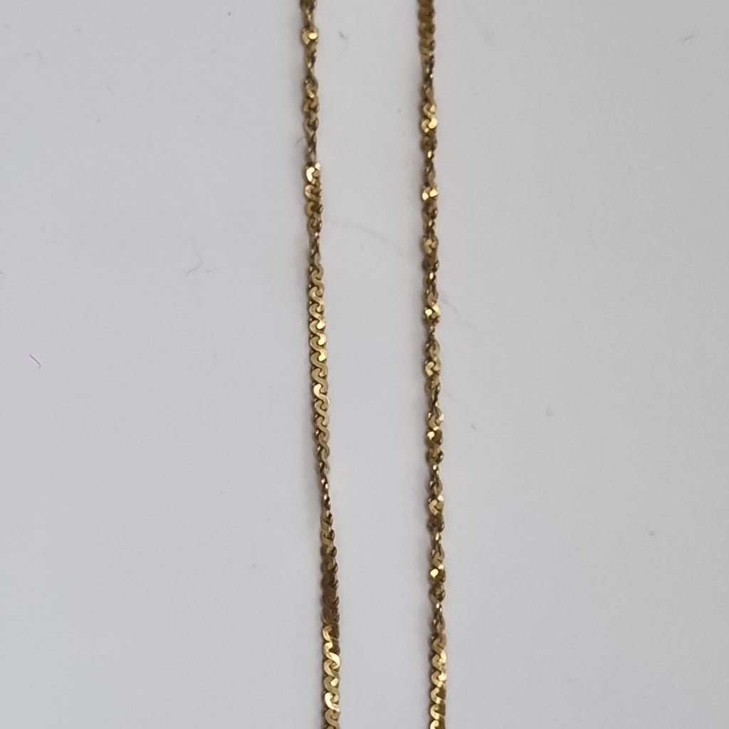CADENA, DIJE ORO 14 K 3.9 GRMS (SEMINUEVO)