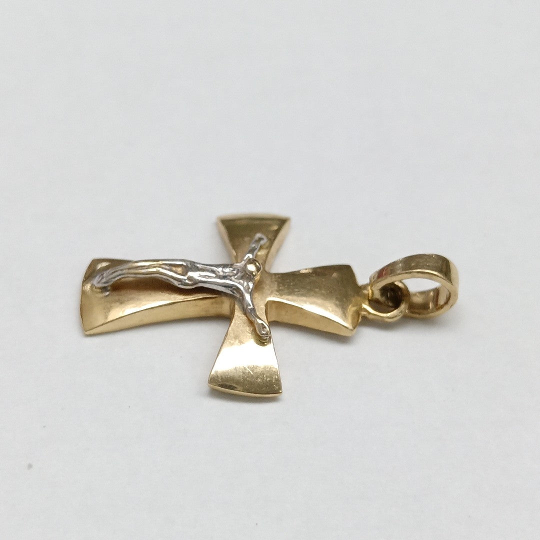 CRUCIFIJO ORO 14 K 1.5 GRMS (SEMINUEVO)