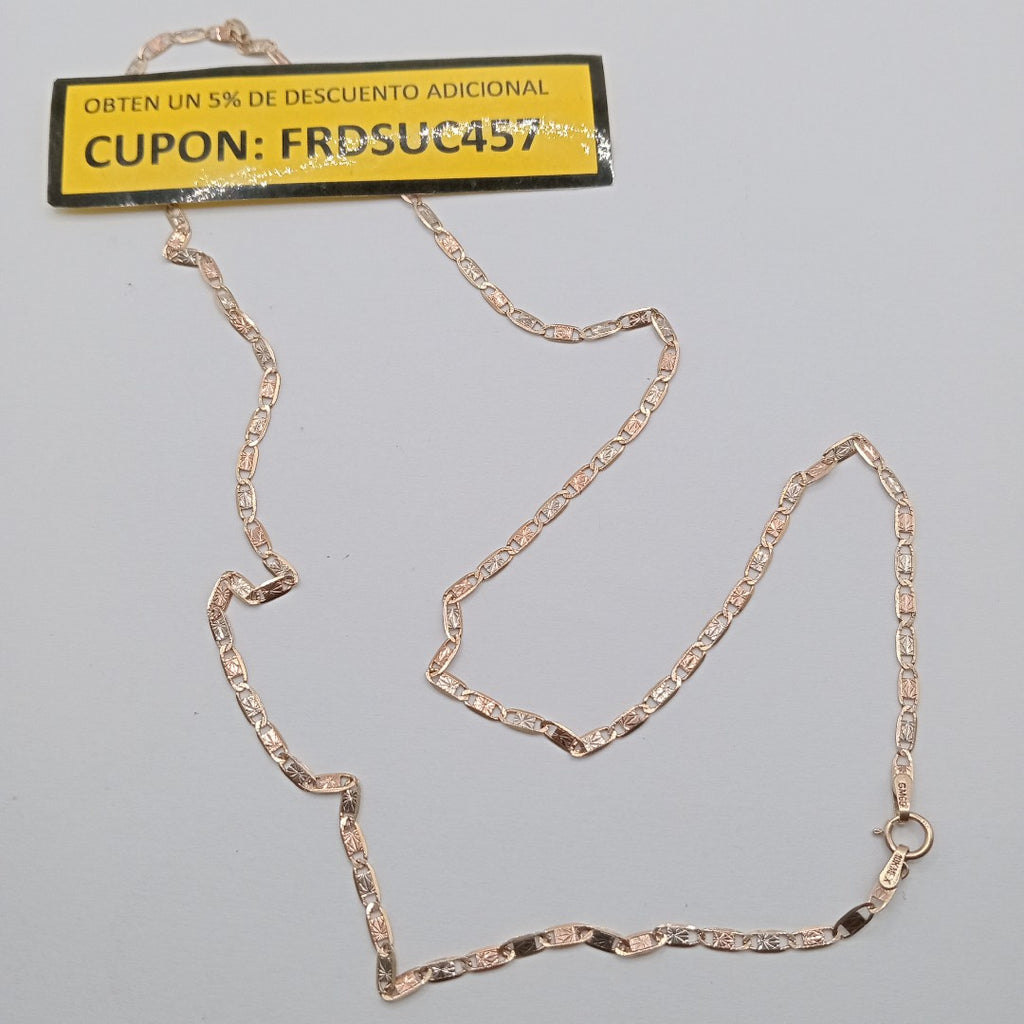 CADENA ORO COMBINADO 10 K 4.2 GRMS (SEMINUEVO)