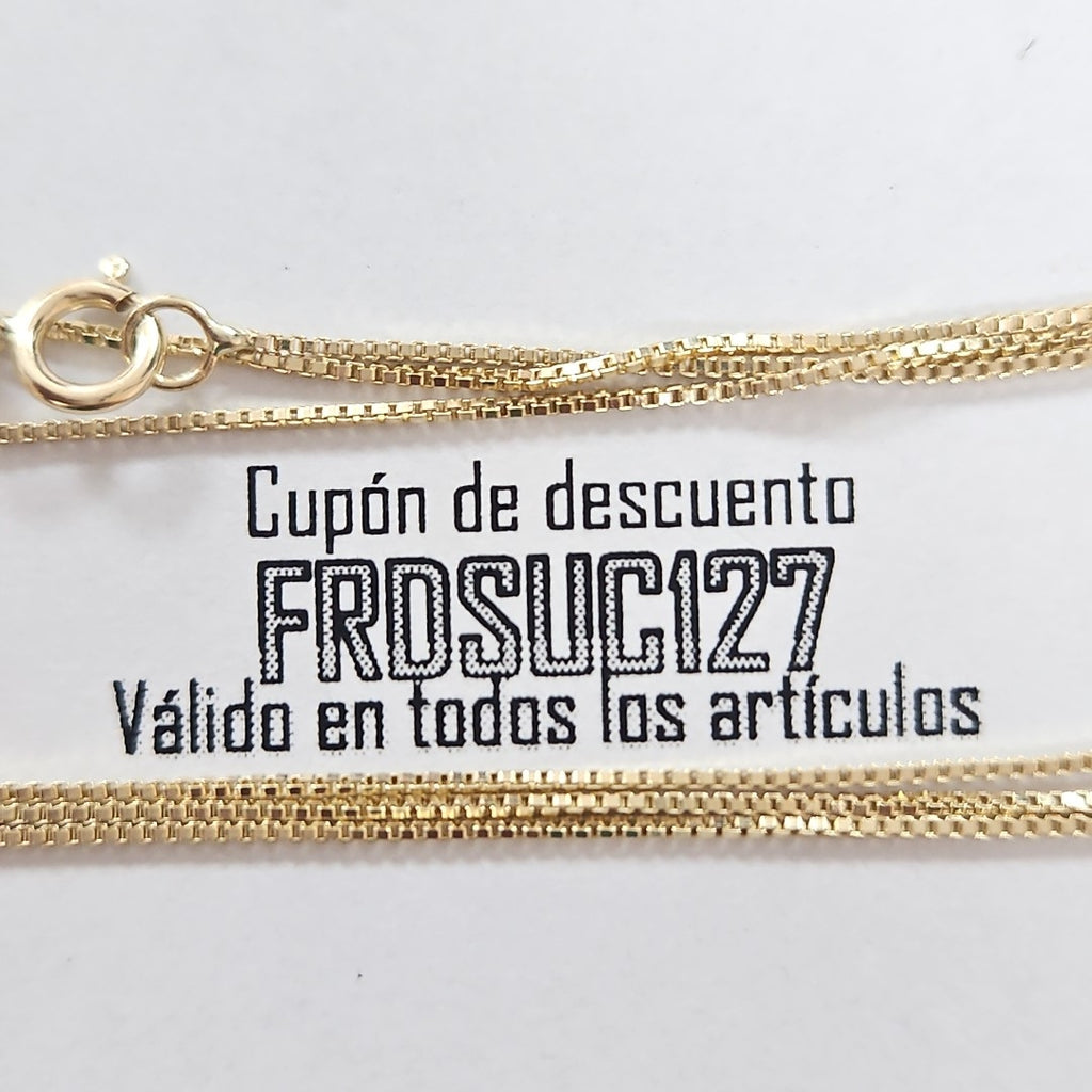 CADENA VENECIANO 14K 55 CM 1.8 GR (NUEVO)