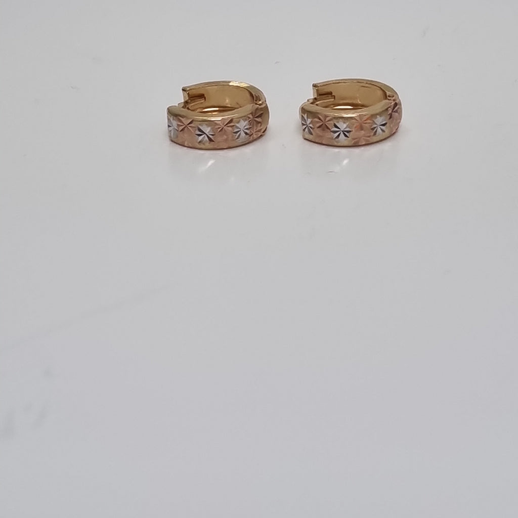 ARRACADAS PAR ORO 14 K 2 GRMS (SEMINUEVO)