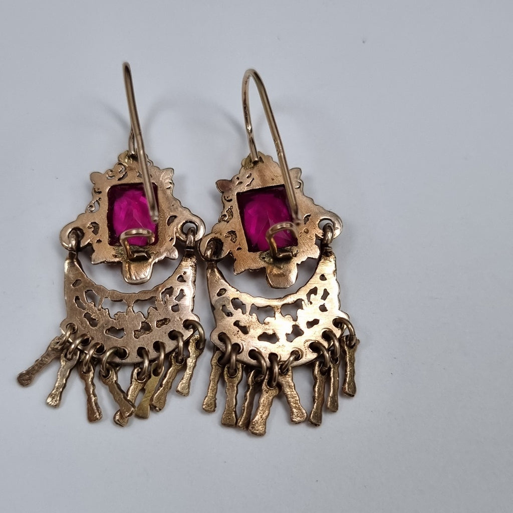 ARETES PAR ORO 8 K 5.4 GRMS (SEMINUEVO)