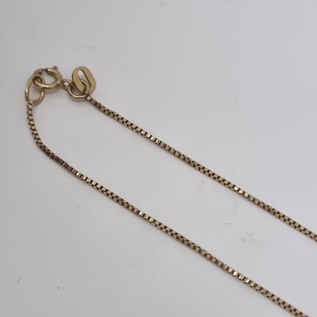 CADENA, DIJE ORO 14 K 1.9 GRMS (SEMINUEVO)