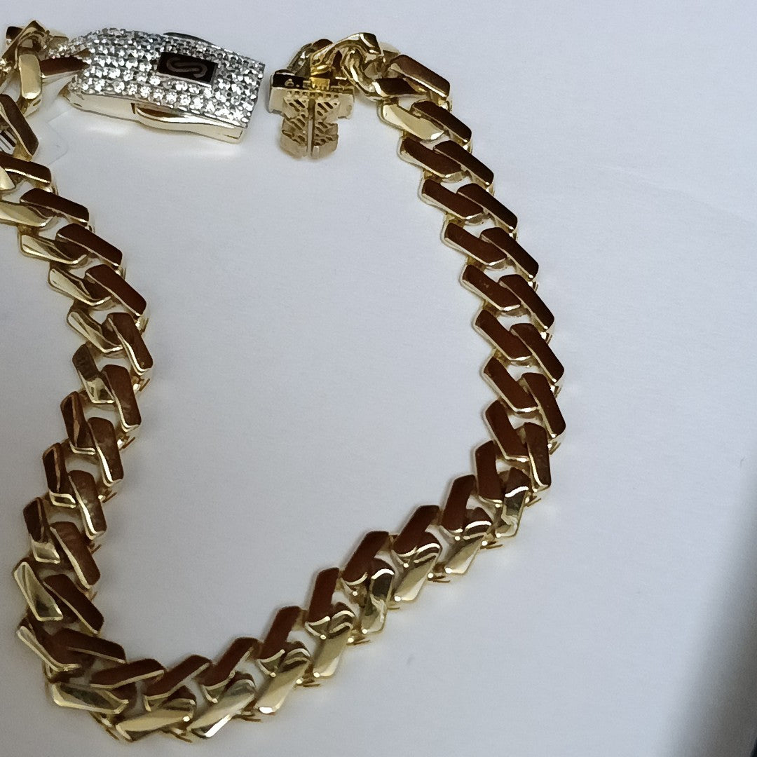 PULSERA MONACO ORO 10K 6.9 (NUEVO)