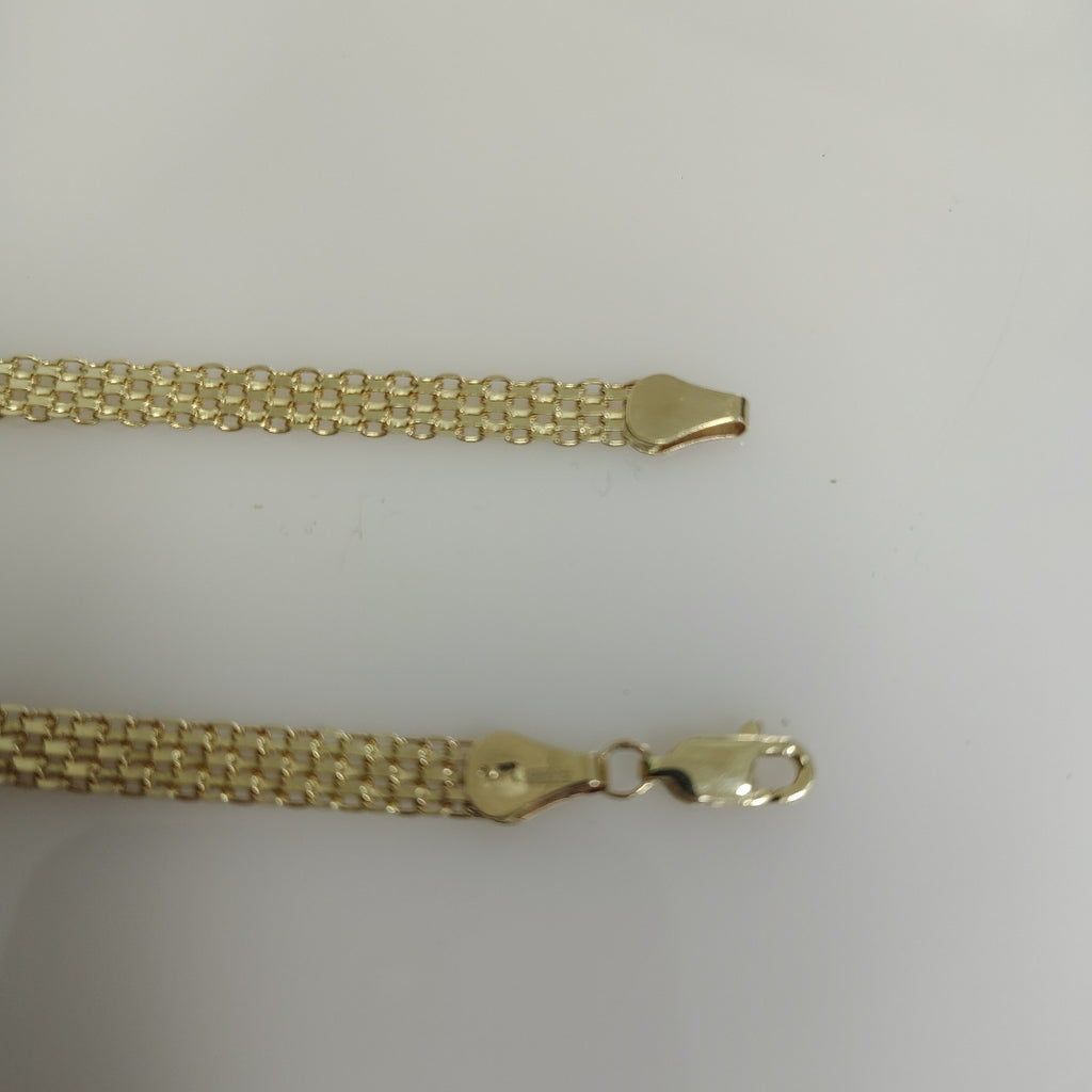 PULSERA ESPECIAL 14K 18 CM 4.6 GR (NUEVO)