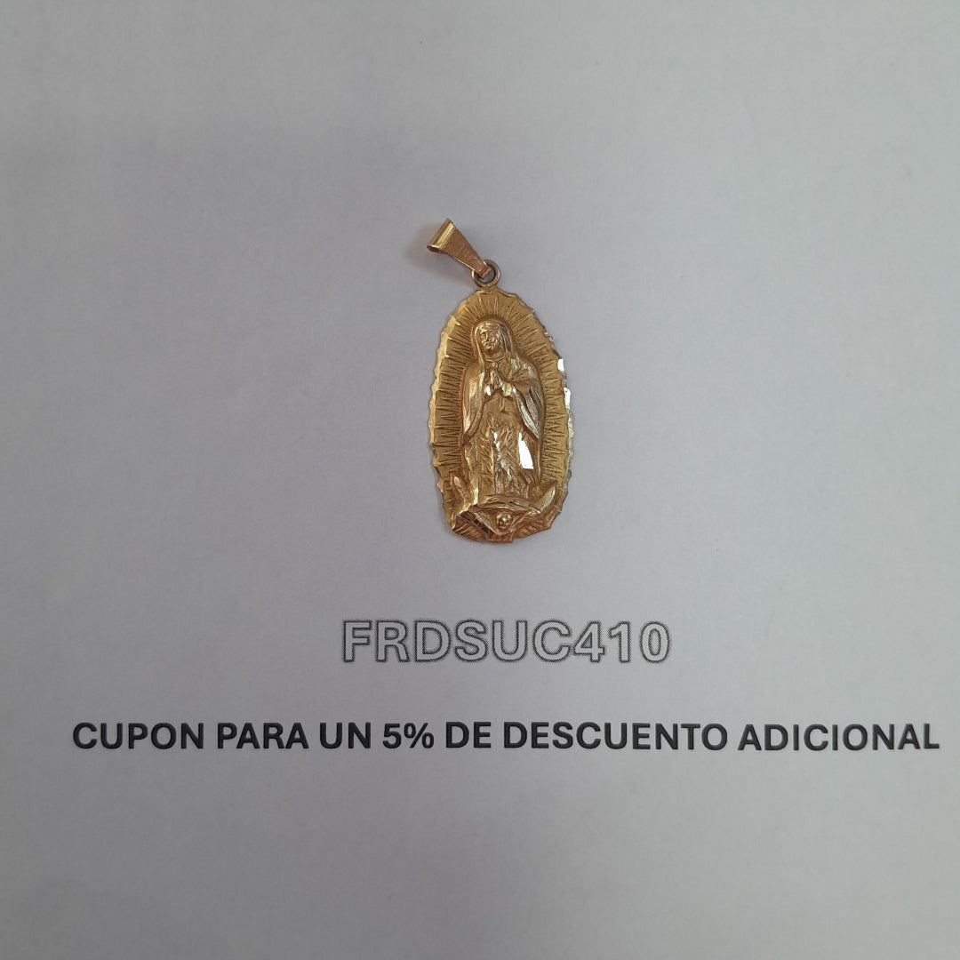 MEDALLA RELIGIOSA ORO 10 K 2,00 GRMS (SEMINUEVO)