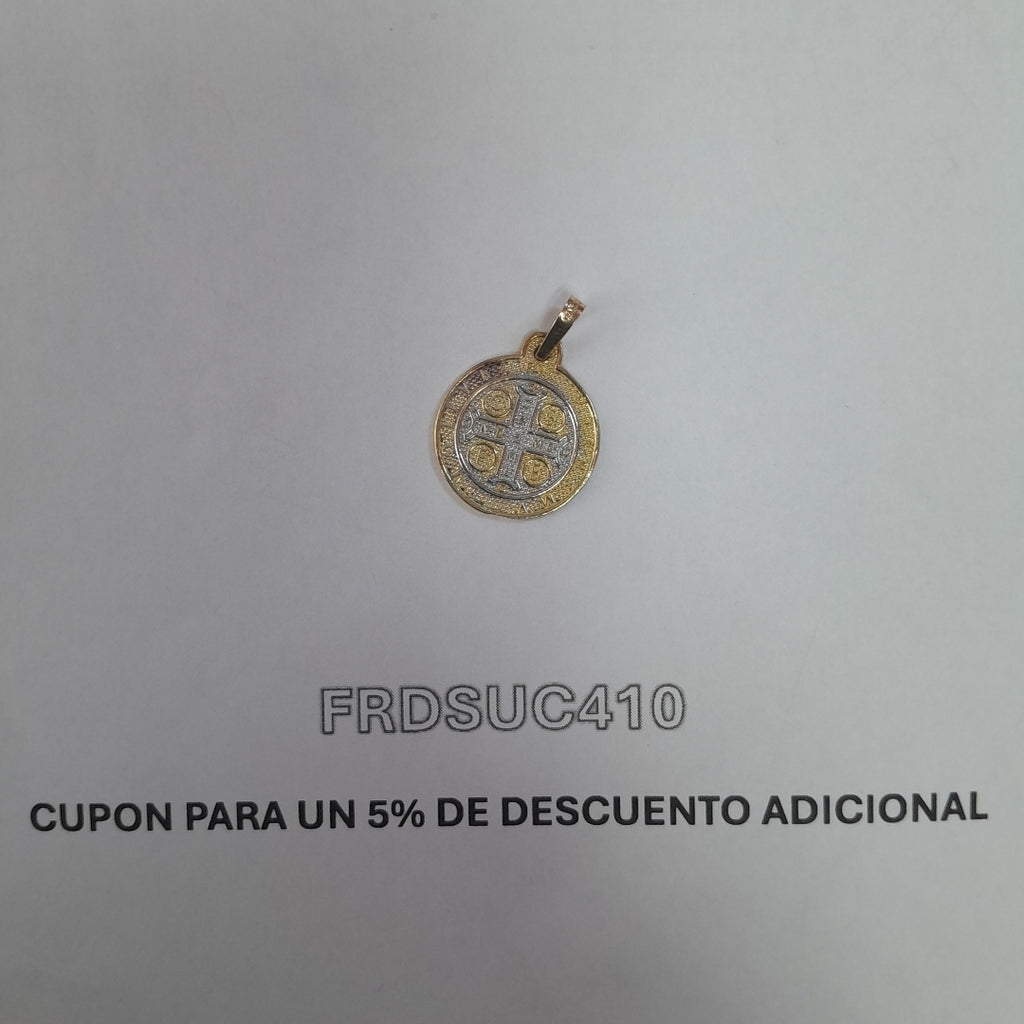 MEDALLA RELIGIOSA ORO 10 K 2.3 GRMS (SEMINUEVO)