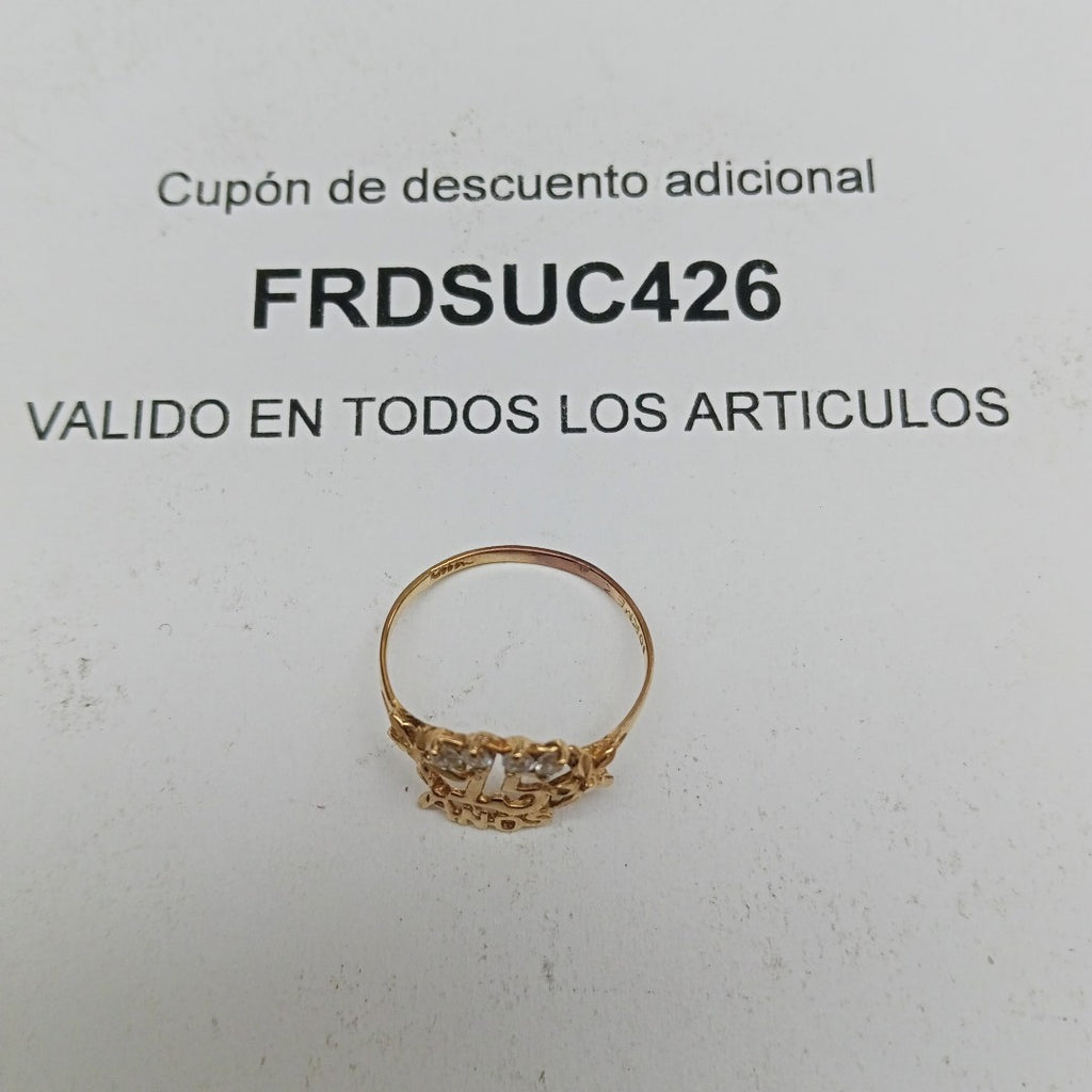 ANILLITO ORO 10 K 1,20 GRMS (SEMINUEVO)