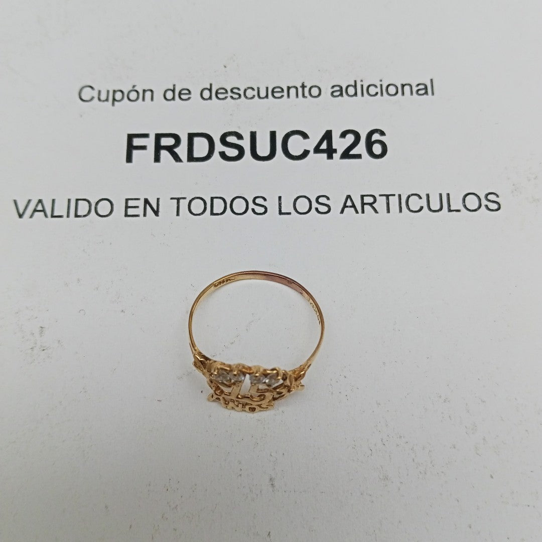 ANILLITO ORO 10 K 1,20 GRMS (SEMINUEVO)