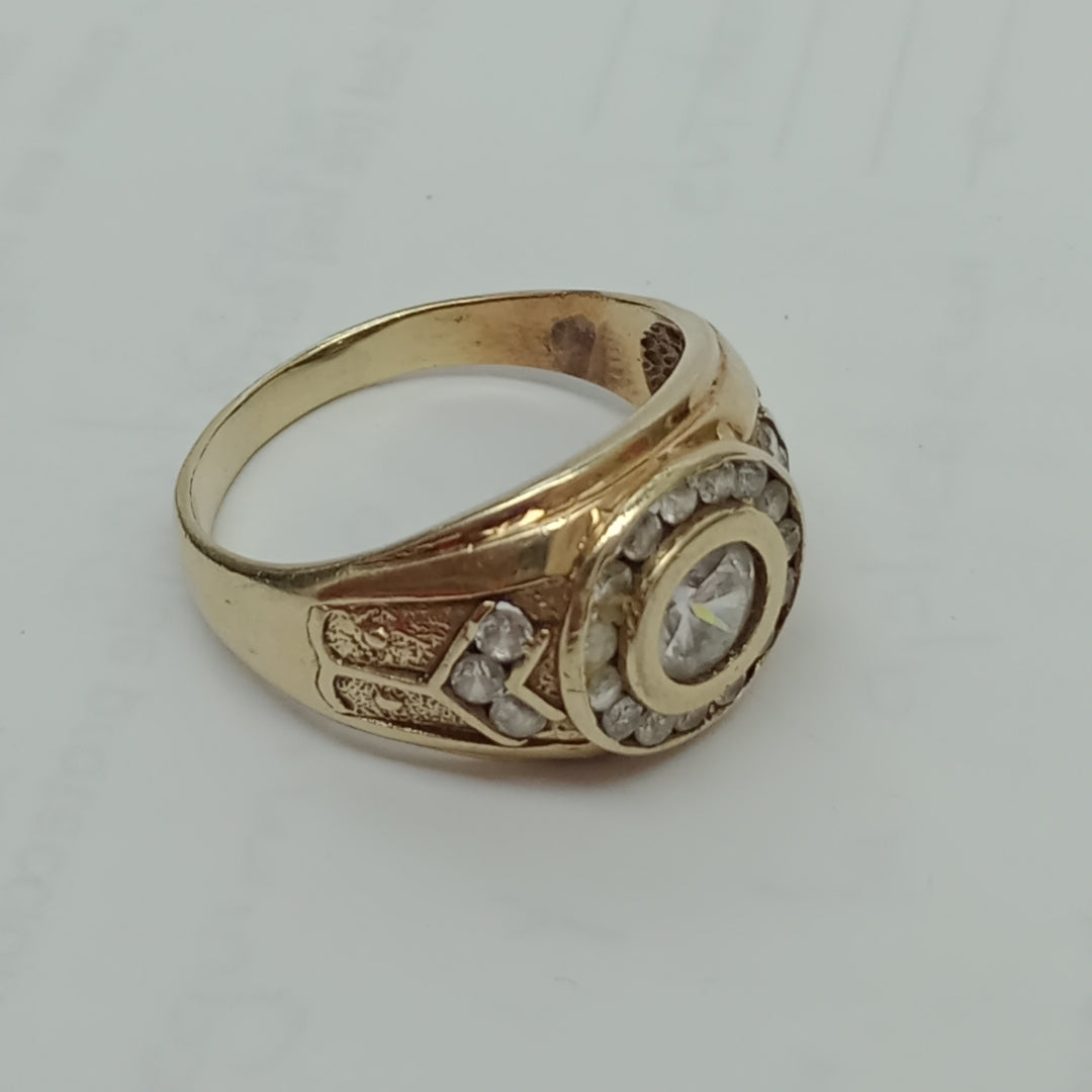 ANILLO ORO 10 K 6,60 GRMS (SEMINUEVO)