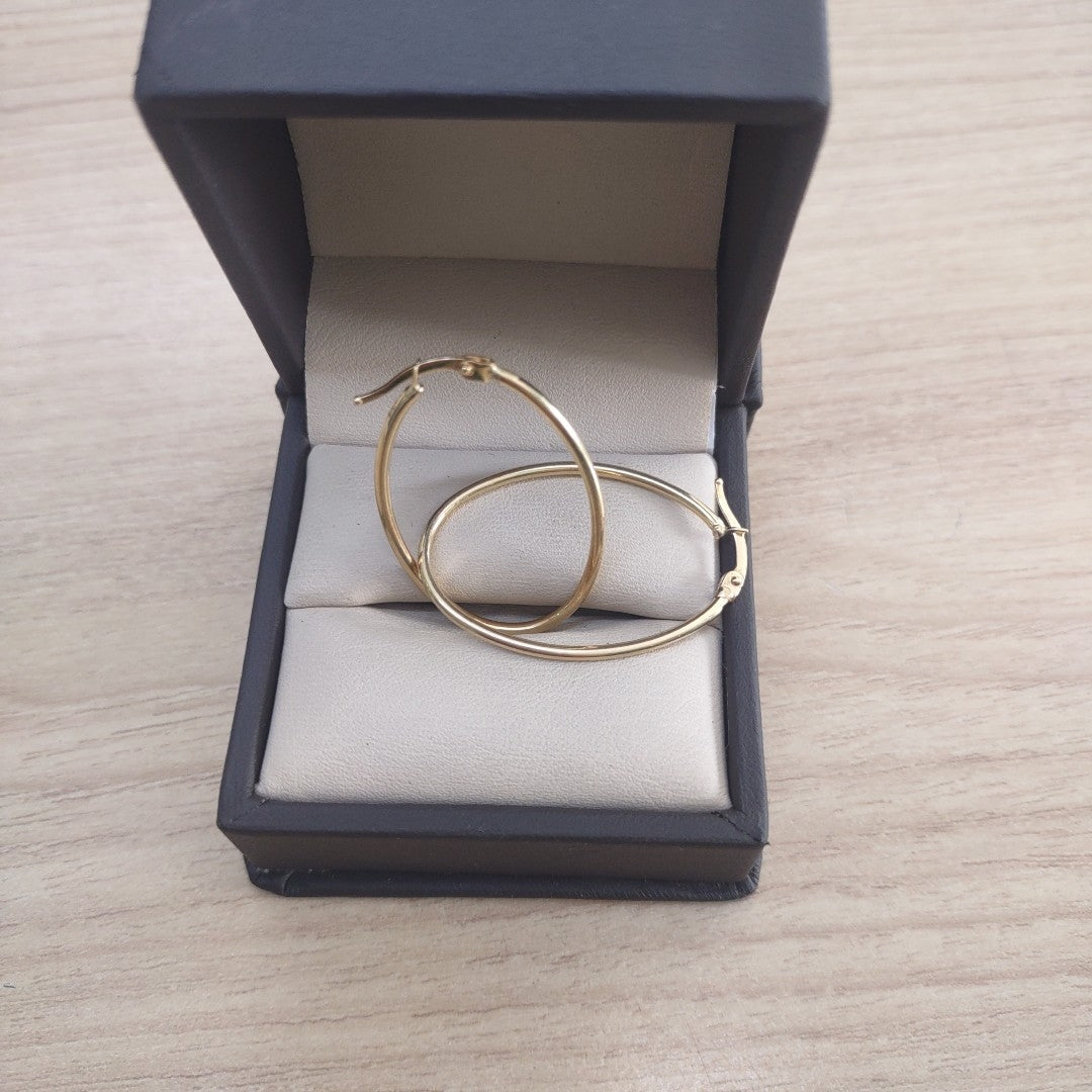 ARRACADAS PAR ORO 14 K 2.7 GRMS (SEMINUEVO)