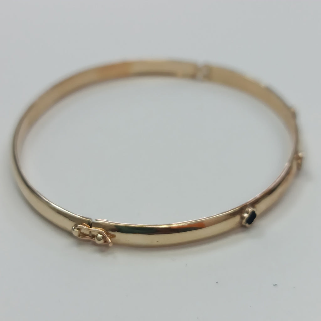 PULSERA RIGIDA ORO 14 K 7.9 GRMS (SEMINUEVO)