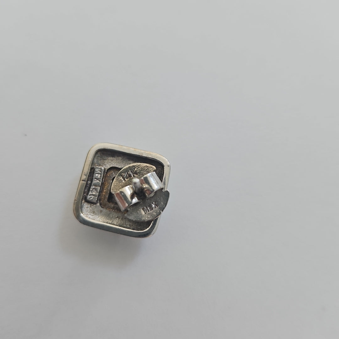 BROQUELES PAR ORO BLANCO 14 K 7,10 GRMS (SEMINUEVO)