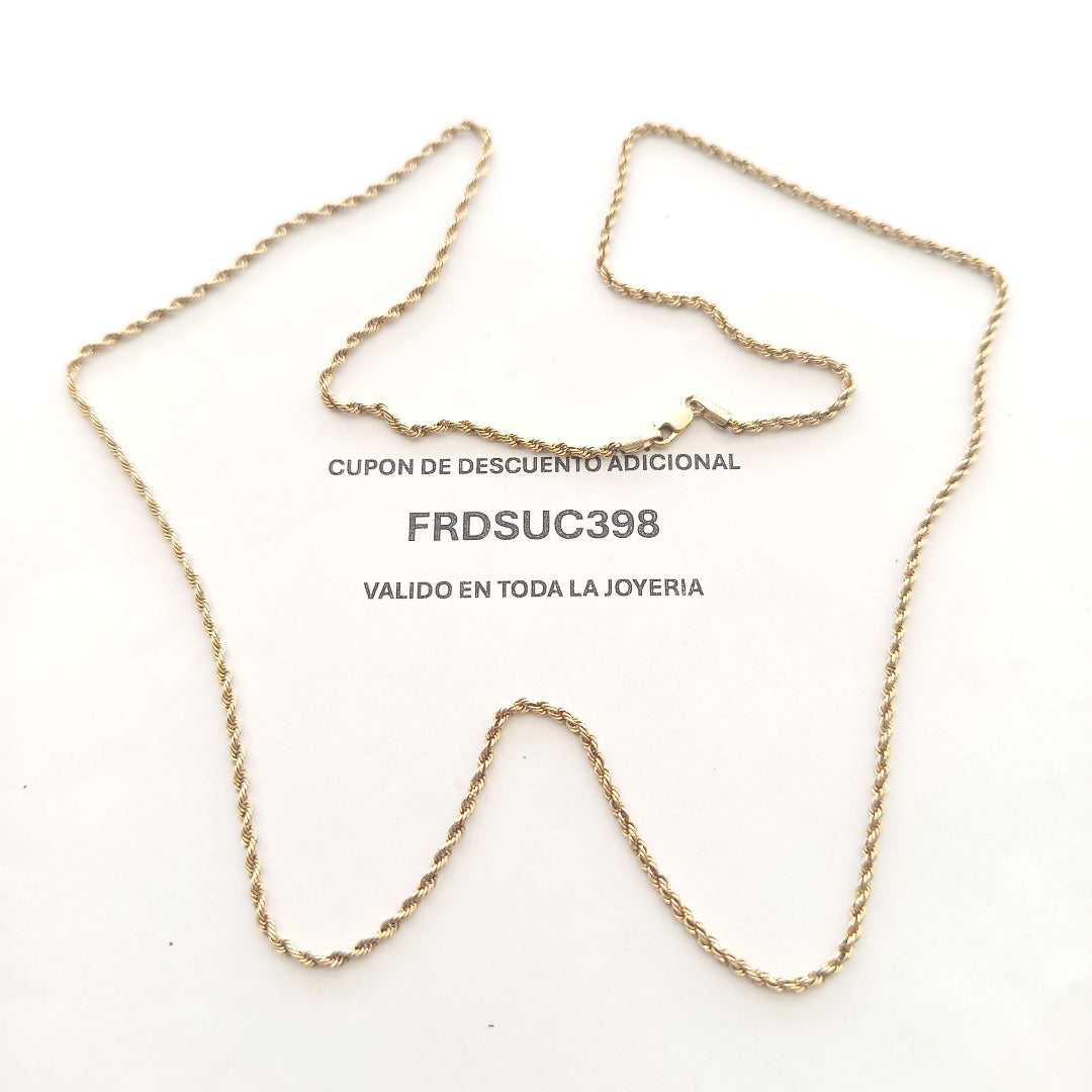 CADENA ORO 10 K 3,20 GRMS (SEMINUEVO)