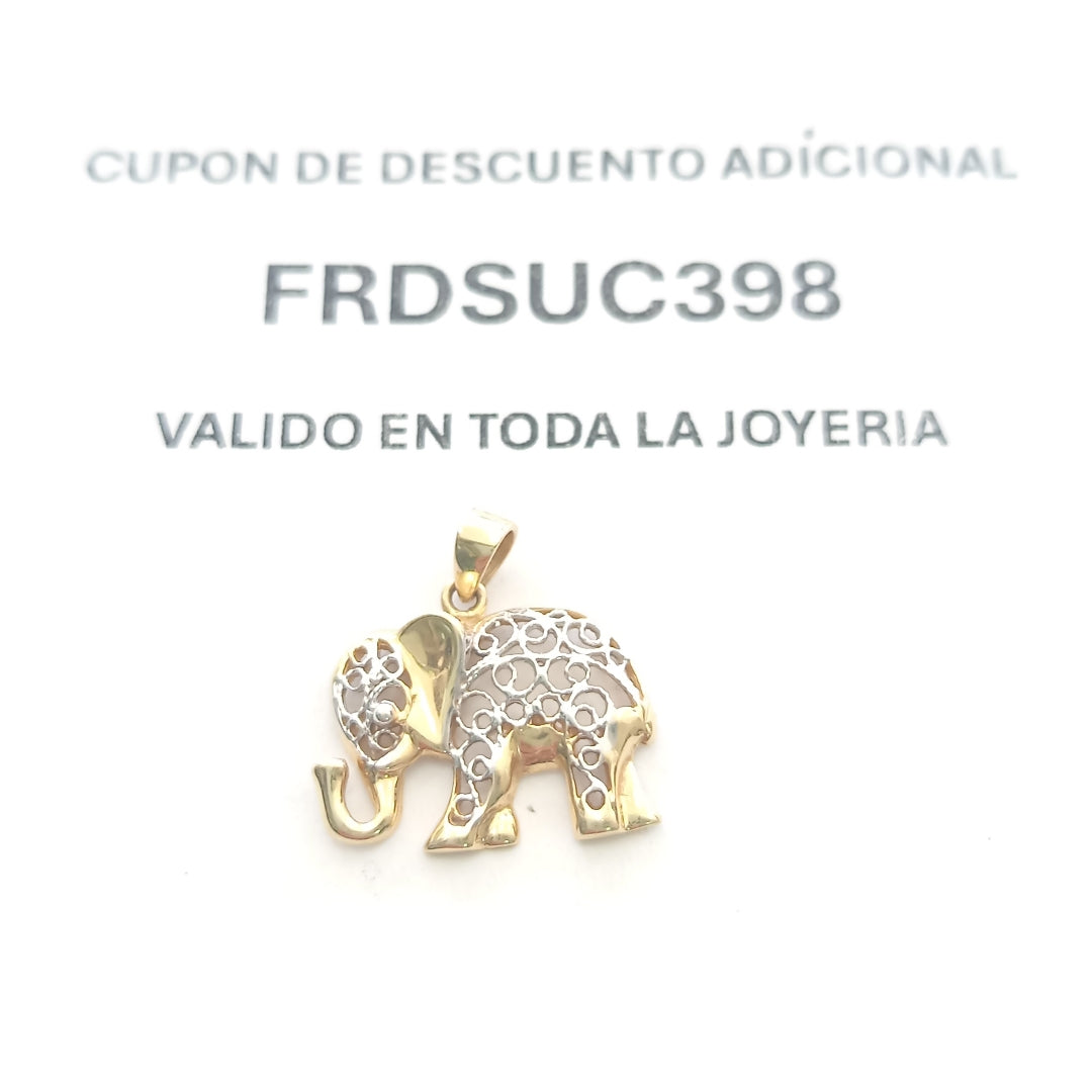 DIJE ORO,ORO COMBINADO 10 K 1,60 GRMS (SEMINUEVO)
