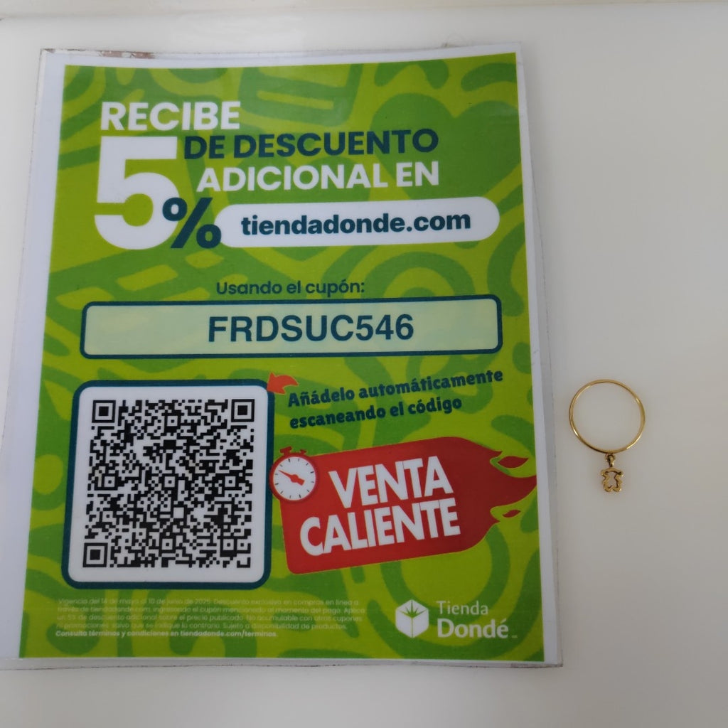 ANILLITO ORO 14 K 1.2 GRMS (SEMINUEVO)