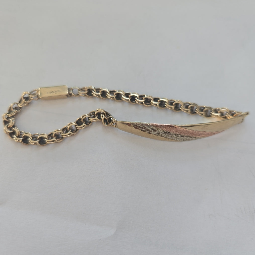 ESCLAVA ORO COMBINADO 10 K 7,10 GRMS (SEMINUEVO)