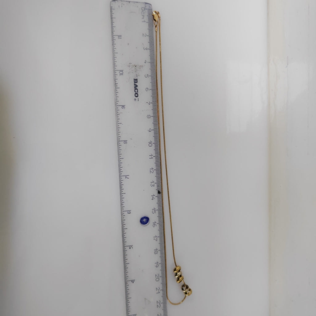CADENA, DIJE ORO 14 K 5 GRMS (SEMINUEVO)