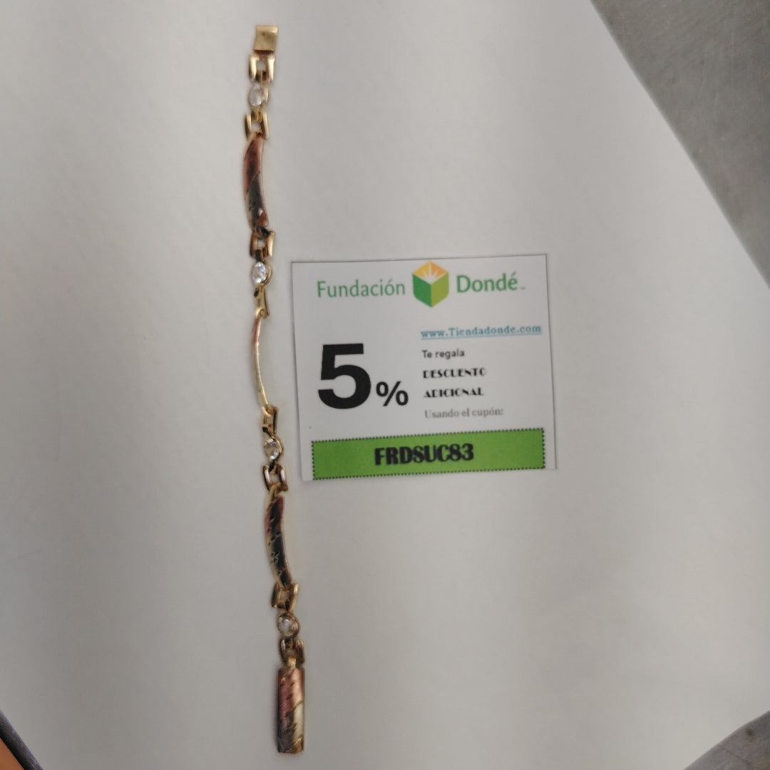 PULSERA RODIADO 10 K 7,80 GRMS (SEMINUEVO)